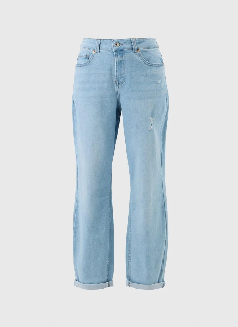 Matalan Riley Light Wash Boyfriend Jeans
